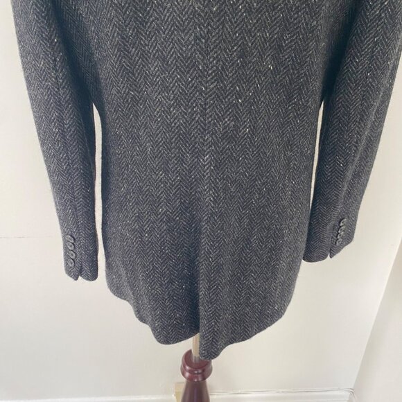 Ralph Lauren Jacket Blazer Wool Herringbone Gray - Picture 10 of 15